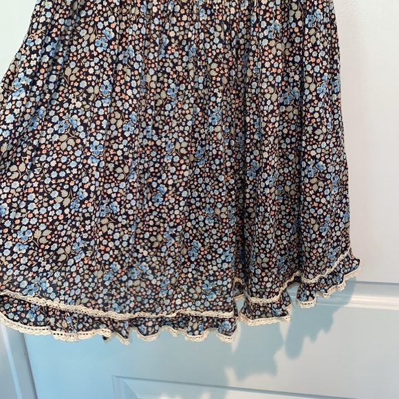 Spell and the Gypsy navy poppy strappy floral ditsy mini dress size xsmall - Picture 13 of 16